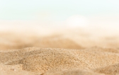 Closeup of some sand on the shore