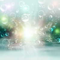 Bubbles abstract background.