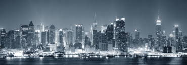 New York City Manhattan black and white