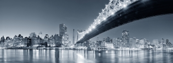 New York City night panorama