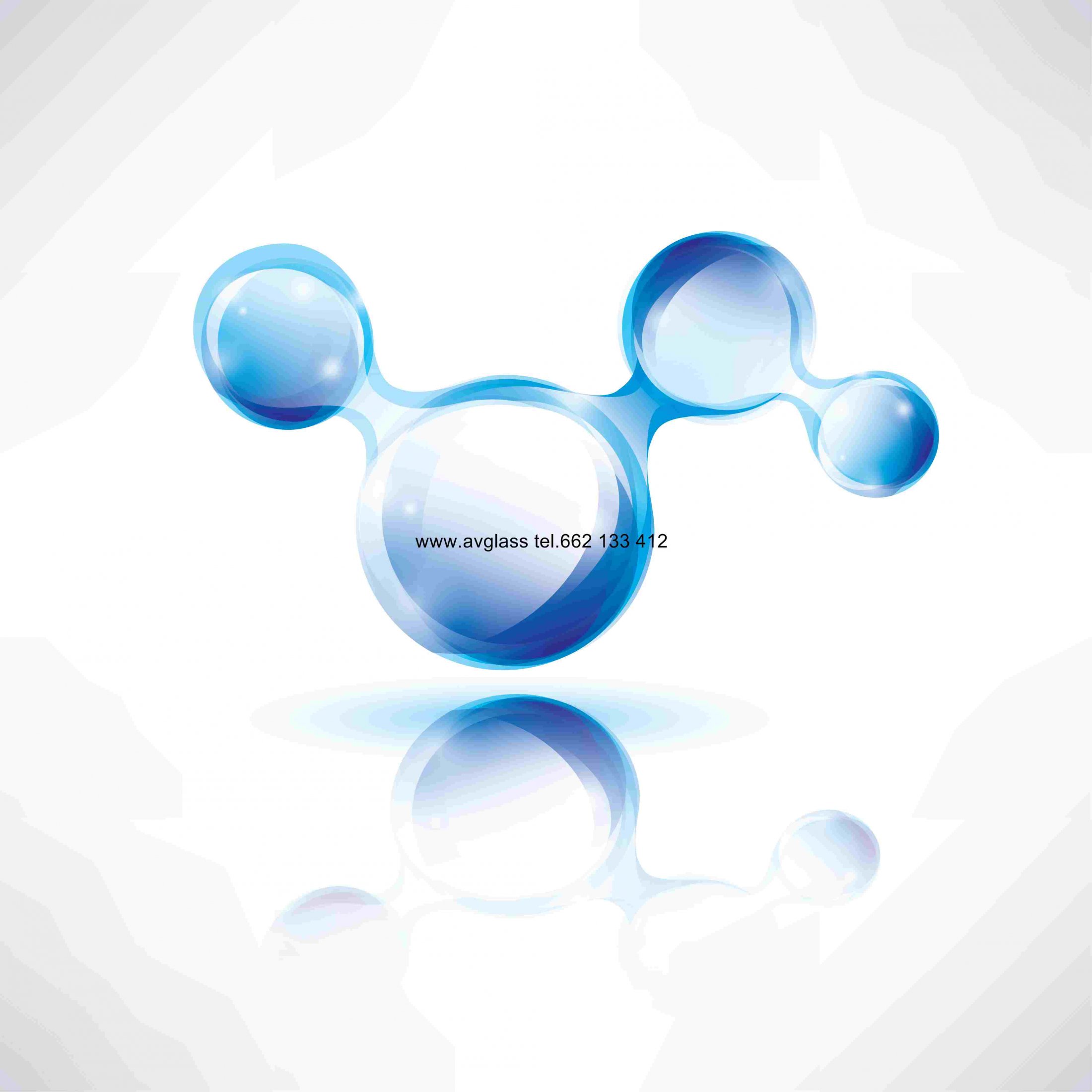 abstract shape, water color icon, technology concept